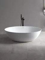 Solid Surface Oval Bathtub