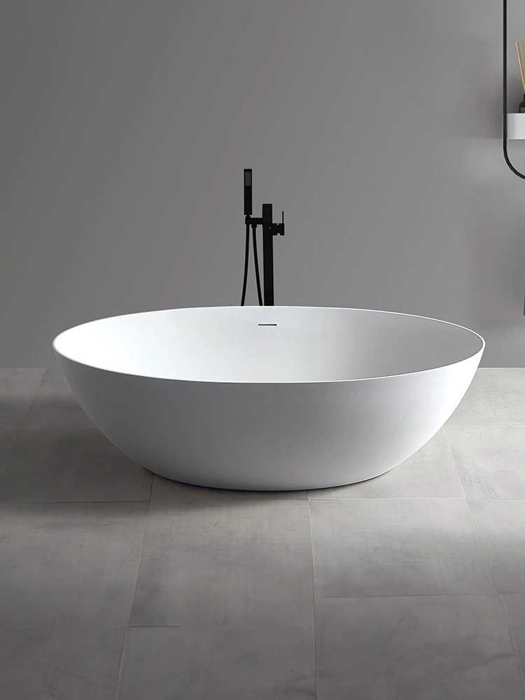 Solid Surface Oval Bathtub