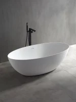 Solid Surface Oval Bathtub