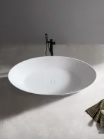 Solid Surface Oval Bathtub