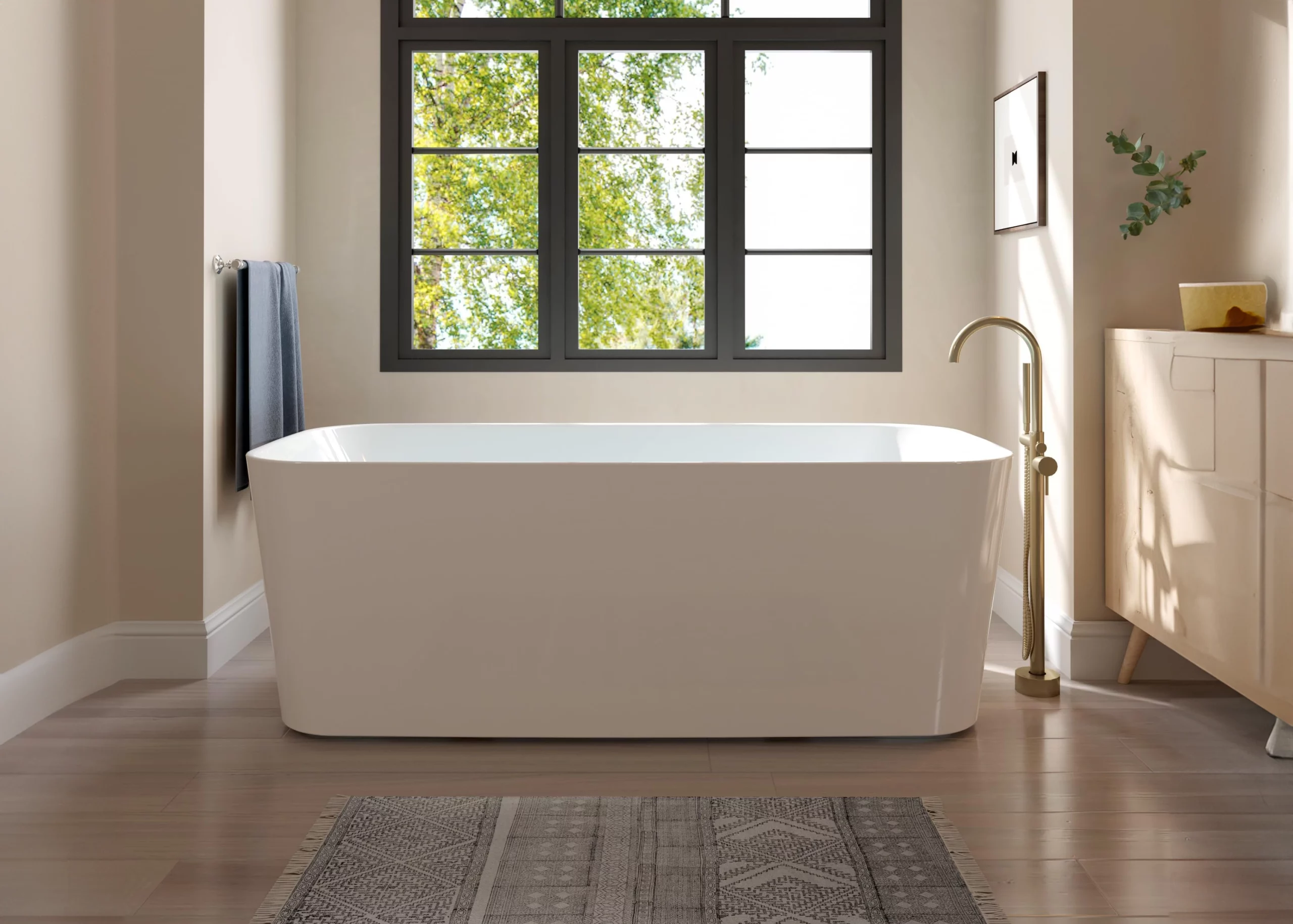 Review of rectangle bathtub from Luiz Clarke