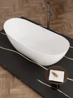 Acrylic Double Slipper Bathtub