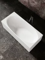 Acrylic Oval in Rectangle Tub