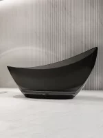 Black Transparent Slipper Tub