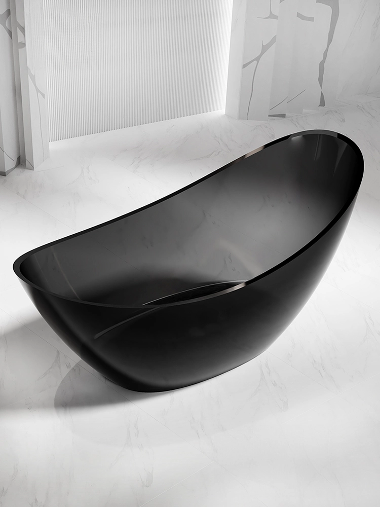 Black Transparent Slipper Tub