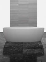 Luxury PMMA Solid Surface Bathtub