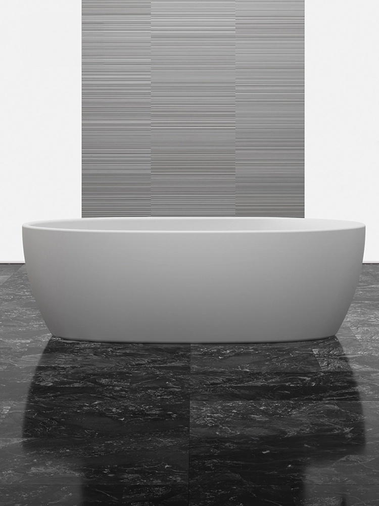 Luxury PMMA Solid Surface Bathtub