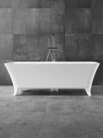 PMMA Solid Surface Bathtub on Legs