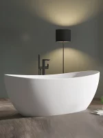 PMMA Solid Surface Double Slipper Tub