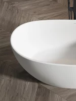 PMMA Solid Surface Double Slipper Tub