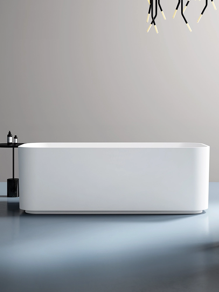 Rectangular Acrylic Simple Bathtub