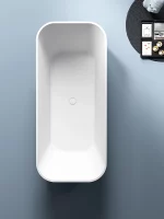 Rectangular Acrylic Simple Bathtub