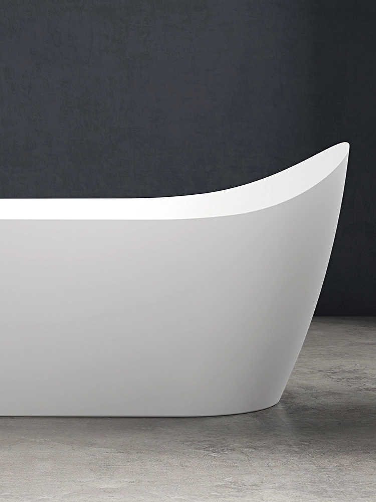 Single Slipper Acrylic Tub