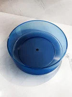 Transparent Blue Round Bathtub